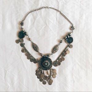 Child of Wild Gypsy boho coin statement necklace